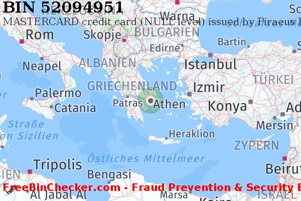 52094951 MASTERCARD credit Greece GR BIN-Liste