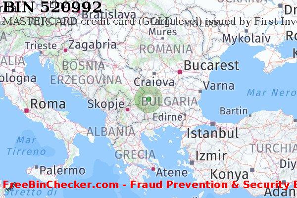 520992 MASTERCARD credit Bulgaria BG Lista BIN