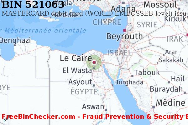 521063 MASTERCARD debit Egypt EG BIN Liste 