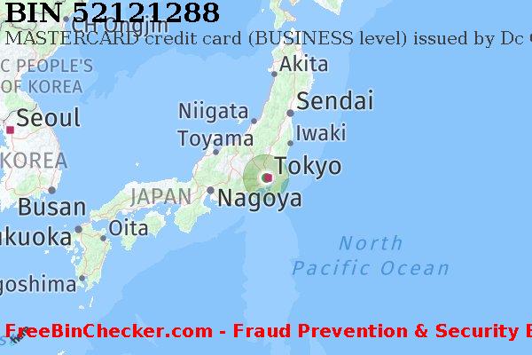 52121288 MASTERCARD credit Japan JP BIN List