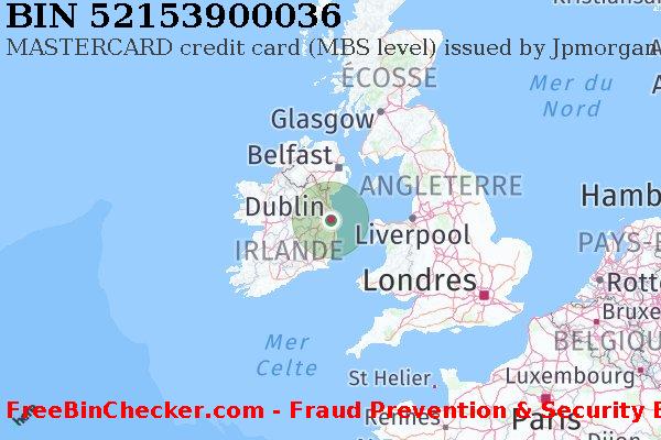 52153900036 MASTERCARD credit Ireland IE BIN Liste 