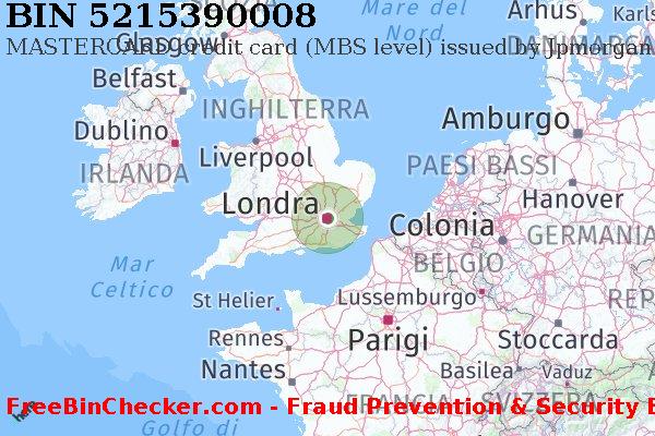 5215390008 MASTERCARD credit United Kingdom GB Lista BIN