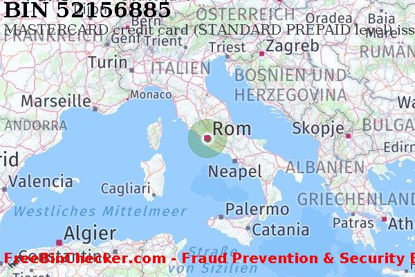 52156885 MASTERCARD credit Italy IT BIN-Liste