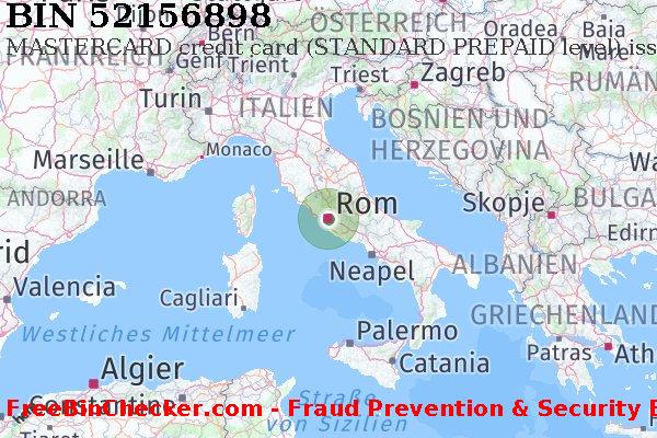 52156898 MASTERCARD credit Italy IT BIN-Liste