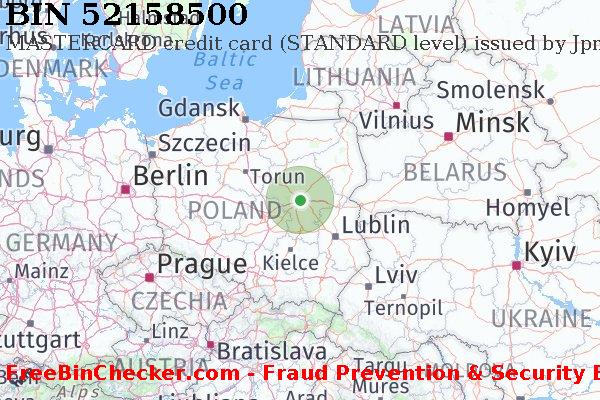 52158500 MASTERCARD credit Poland PL BIN List