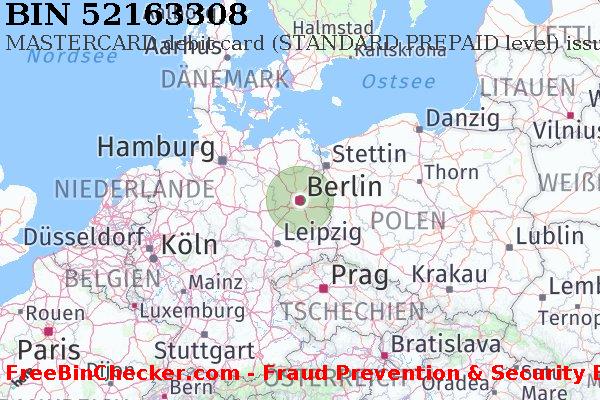 52163308 MASTERCARD debit Germany DE BIN-Liste