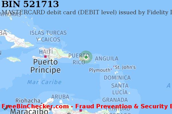 521713 MASTERCARD debit Puerto Rico PR Lista de BIN
