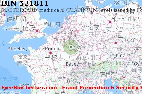 521811 MASTERCARD credit Luxembourg LU BIN列表