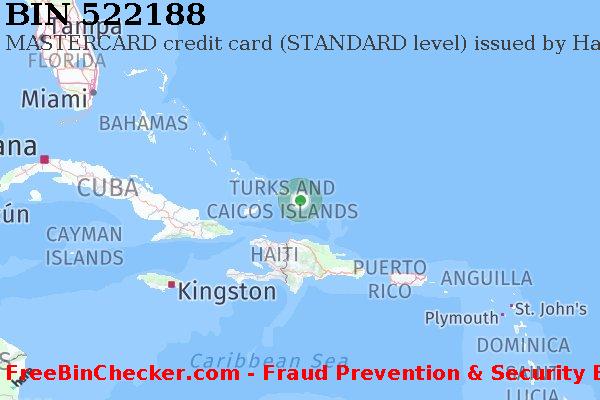 522188 MASTERCARD credit Turks and Caicos Islands TC BIN List