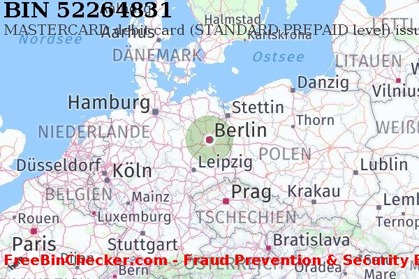 52264831 MASTERCARD debit Germany DE BIN-Liste