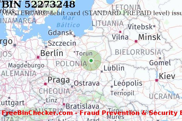 52273248 MASTERCARD debit Poland PL Lista de BIN
