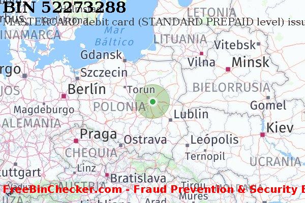 52273288 MASTERCARD debit Poland PL Lista de BIN