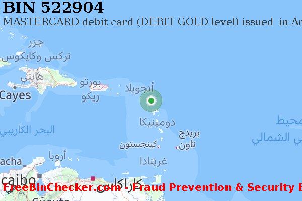 522904 MASTERCARD debit Antigua and Barbuda AG قائمة BIN