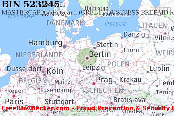 523245 MASTERCARD debit Germany DE BIN-Liste