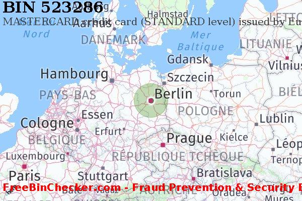 523286 MASTERCARD credit Germany DE BIN Liste 
