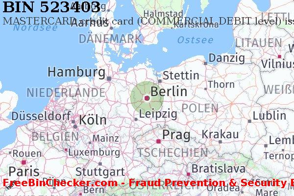 523403 MASTERCARD credit Germany DE BIN-Liste