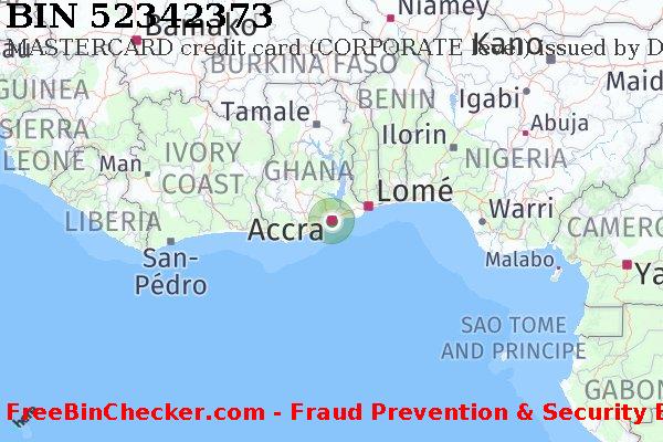 52342373 MASTERCARD credit Ghana GH BIN List