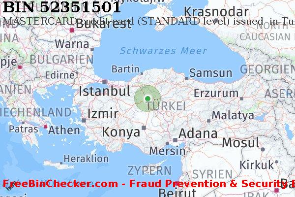 52351501 MASTERCARD credit Turkey TR BIN-Liste