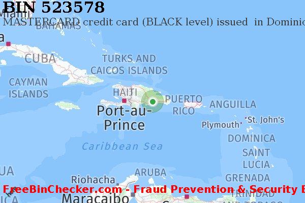 523578 MASTERCARD credit Dominican Republic DO বিন তালিকা
