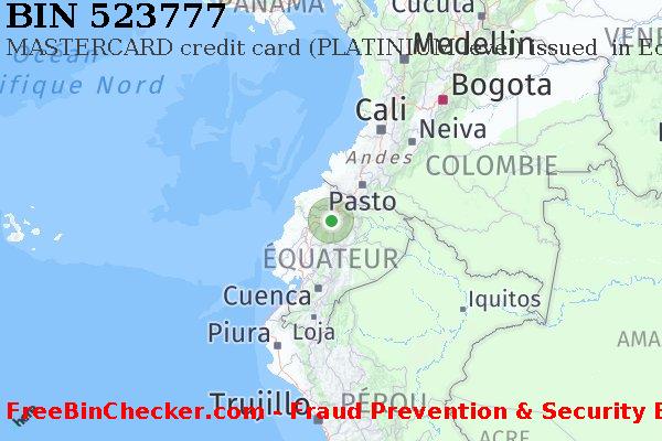 523777 MASTERCARD credit Ecuador EC BIN Liste 