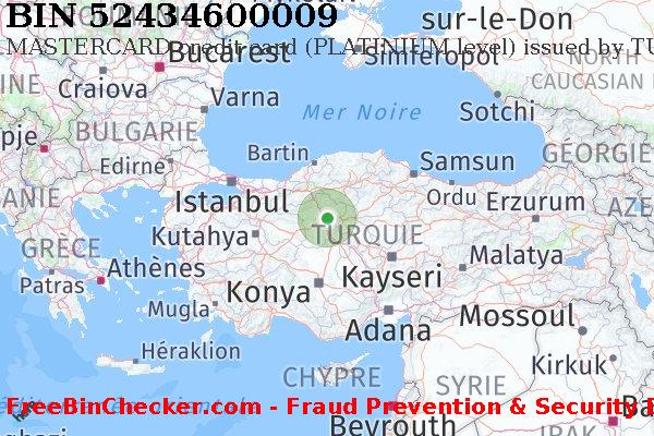 52434600009 MASTERCARD credit Turkey TR BIN Liste 