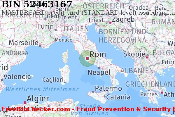 52463167 MASTERCARD credit Italy IT BIN-Liste