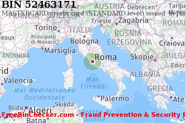52463171 MASTERCARD credit Italy IT Lista BIN