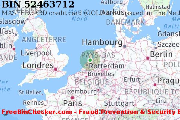 52463712 MASTERCARD credit The Netherlands NL BIN Liste 