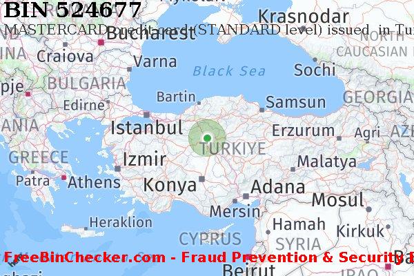 524677 MASTERCARD credit Turkey TR BIN List