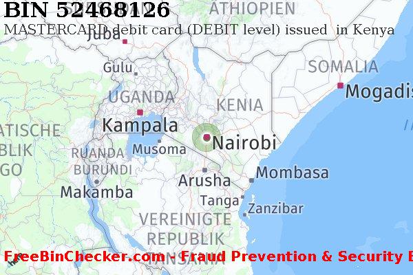 52468126 MASTERCARD debit Kenya KE BIN-Liste