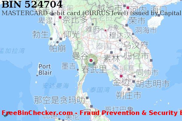 524704 MASTERCARD debit Thailand TH BIN列表