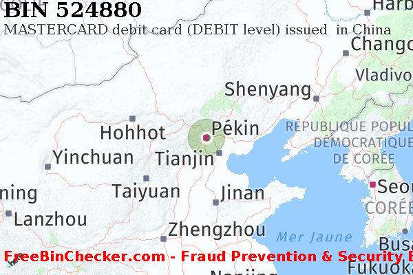 524880 MASTERCARD debit China CN BIN Liste 