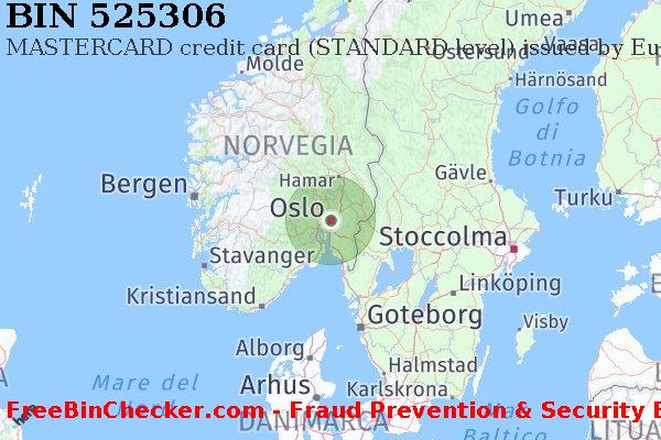 525306 MASTERCARD credit Norway NO Lista BIN