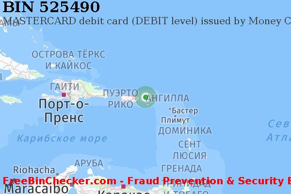 525490 MASTERCARD debit Virgin Islands (U.S.) VI Список БИН
