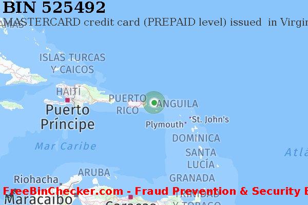 525492 MASTERCARD credit Virgin Islands (U.S.) VI Lista de BIN