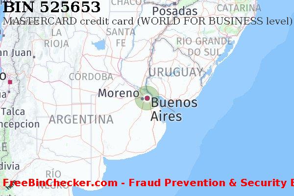 525653 MASTERCARD credit Argentina AR BIN List