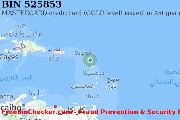 525853 MASTERCARD credit Antigua and Barbuda AG قائمة BIN