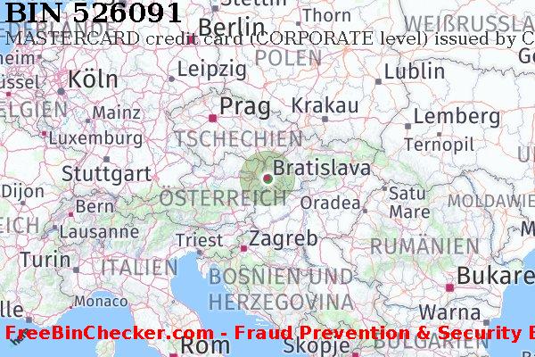 526091 MASTERCARD credit Slovakia (Slovak Republic) SK BIN-Liste