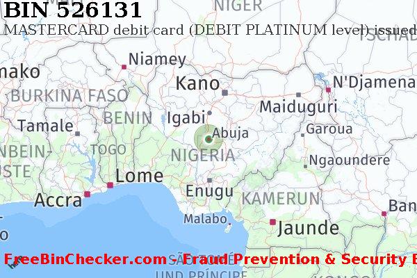 526131 MASTERCARD debit Nigeria NG BIN-Liste