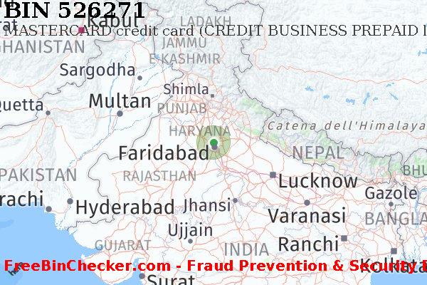 526271 MASTERCARD credit India IN Lista BIN