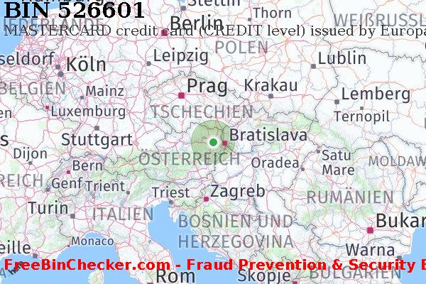 526601 MASTERCARD credit Austria AT BIN-Liste