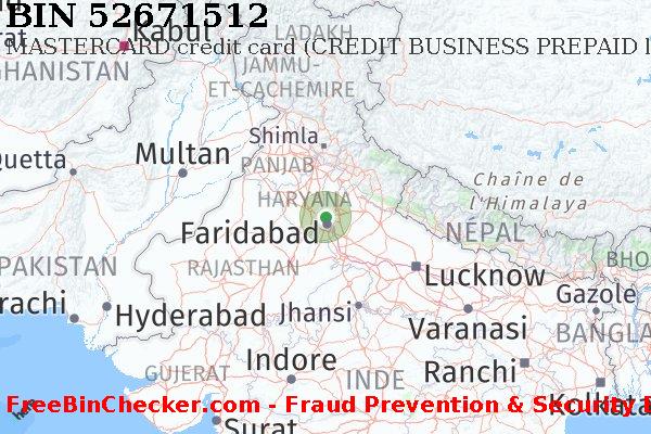 52671512 MASTERCARD credit India IN BIN Liste 