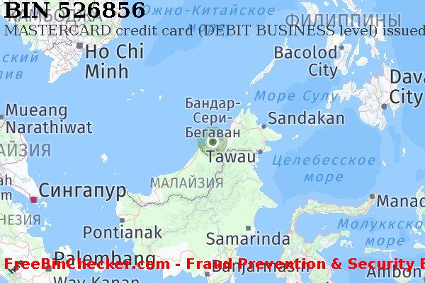 526856 MASTERCARD credit Brunei Darussalam BN Список БИН