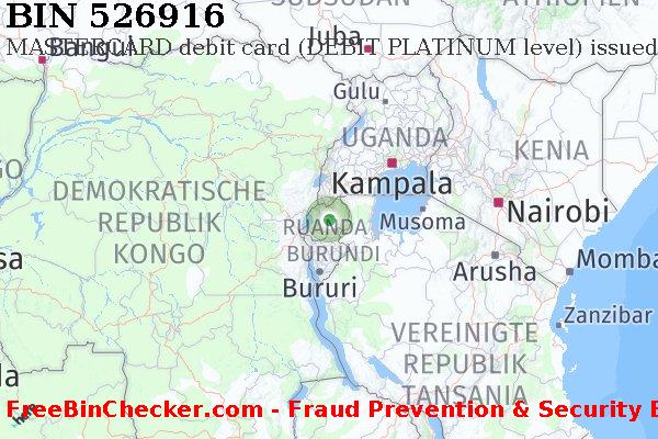 526916 MASTERCARD debit Rwanda RW BIN-Liste