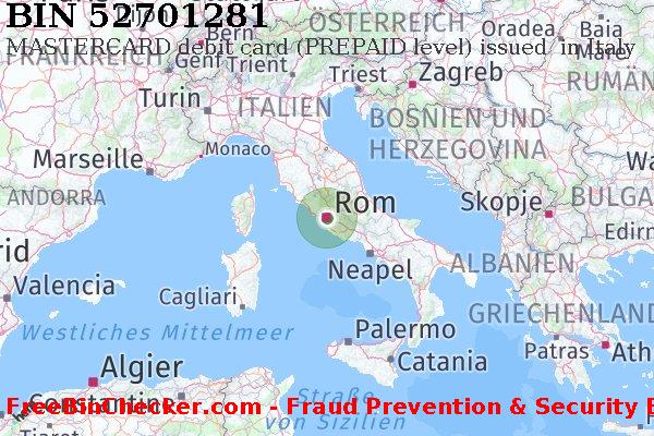52701281 MASTERCARD debit Italy IT BIN-Liste