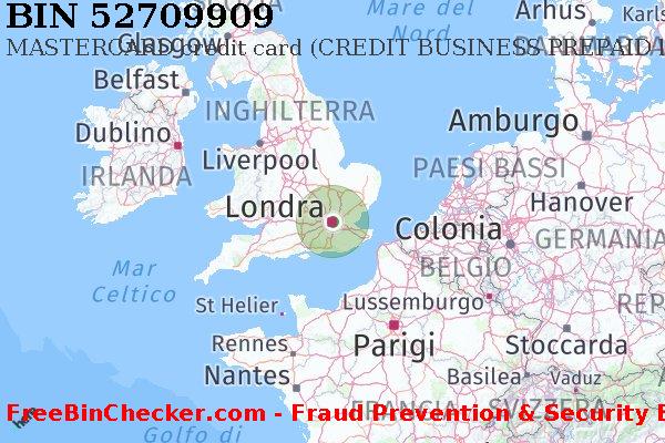 52709909 MASTERCARD credit United Kingdom GB Lista BIN