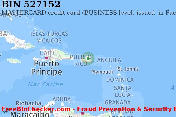 527152 MASTERCARD credit Puerto Rico PR Lista de BIN
