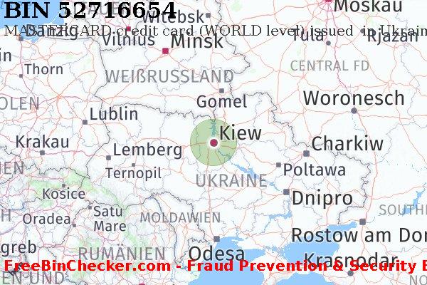52716654 MASTERCARD credit Ukraine UA BIN-Liste