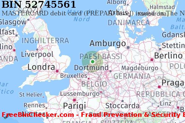52745561 MASTERCARD debit The Netherlands NL Lista BIN