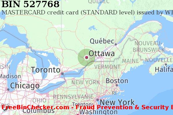 527768 MASTERCARD credit Canada CA BIN Liste 